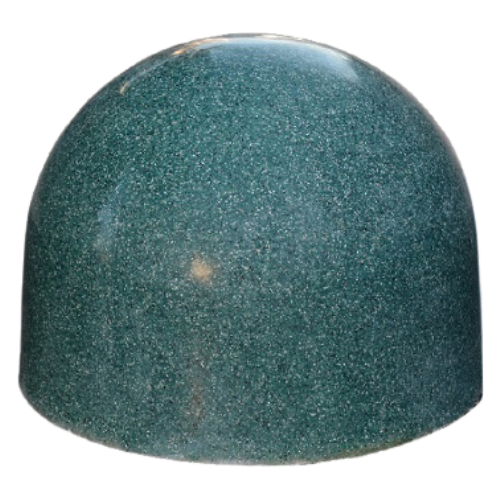 Бетонная полусфера БПС-12 [Под гранит, зеленая, антипарковочная]