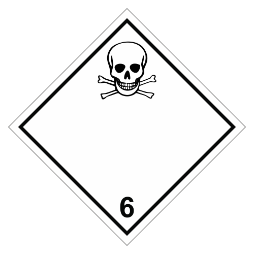 Знак опасности. Класс 6.1. Токсичные вещества